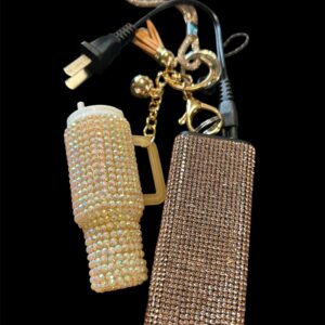 Tumbler and champagne stinger